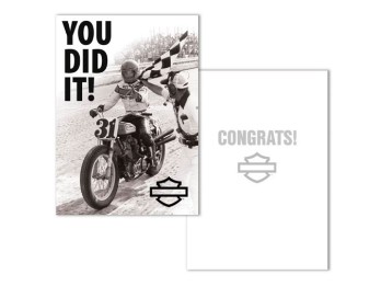 Glückwunschkarte You did it