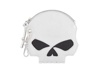 Münztasche Silver Skull