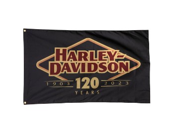 Flagge 120 Jahre H-D