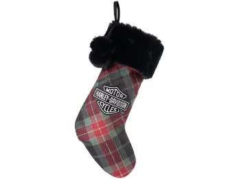 Geschenkstrumpf Holiday Plaid