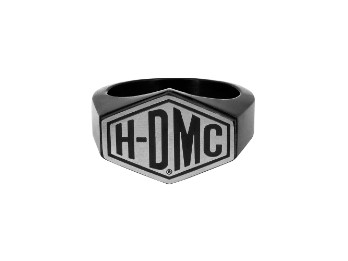 Ring H-DMC Black Matte & Shiny Silver