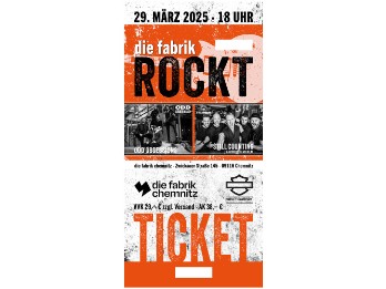 Ticket 29.03. - die fabrik ROCKT