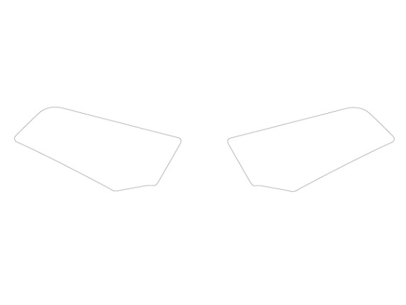 93008991000, Schutzaufkleber Spoiler