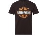 40294854-2XL, B&S Orange on Black T-Shirt