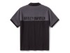 96156-26VM/000L, Polo-Knit,black/Dark grey