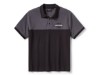 96156-26VM/000L, Polo-Knit,black/Dark grey