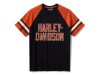 96174-26VM/000L, tee-Knit,black/orange