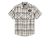 96189-26VM/000L, Shirt-Woven,Off white/light GR