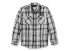 96208-26VM/000L, Shirt-Woven,Off white/black
