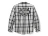 96208-26VM/000L, Shirt-Woven,Off white/black
