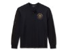 96481-26VM/000L, Henley-Knit,black