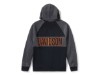 96714-25VM/000L, Hoodie-Knit,black/black Heathe
