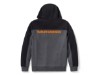 96716-25VM/000L, Hoodie-Knit,Dark grey/black CL