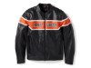 97014-25VM/000L, Jacket-Trenton,Leather,black/O