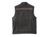 97031-24VM/000L, Vest-Leather,black
