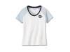 97474-23VW/000S, tee-Knit,white Colorblock