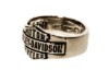 HDR0157-9, Vintage H-D Rustic Mens Ring