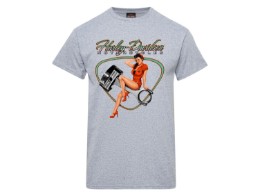 Piston Pinup - T-Shirt - Grau