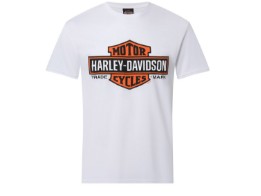 Elongated B&S on White - T-Shirt - Weiß 