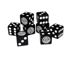 H-D® - Würfel - Schwarz 