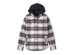 Shirt Jacket-Woven,red Plaid