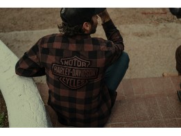 Bar & Shield Buffalo Flannel - Hemd - Braun 