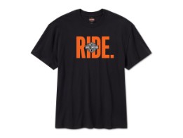 Ride - T-Shirt - Schwarz 