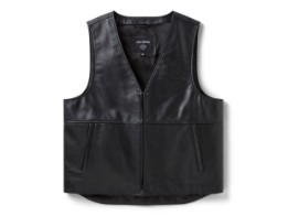 Willie G™ Skull Reflective - Lederweste - Schwarz