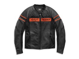 Lederjacke Brawler, schwarz