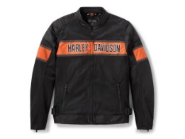 Trenton Mesh - Motorradjacke Herren - Schwarz 