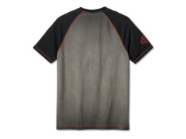 Iron Bar Raglan - T-Shirt - Grau/Schwarz