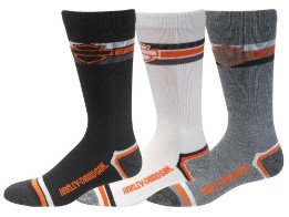 Retro Rider - Herrensocken - Schwarz/Grau/Weiß