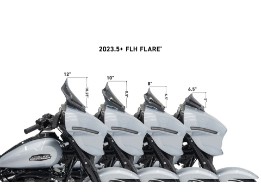 Flare™ Windschild 8" Clear