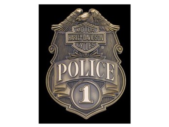 HD Police Badge Sign