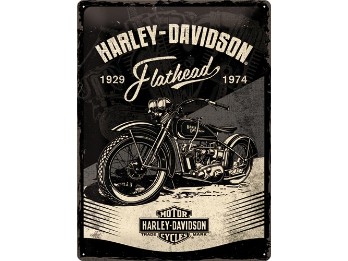 Nostalgic - Harley-Davidson Blechschild Flathead 30x40