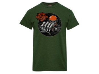Throttle - T-Shirt - Grün