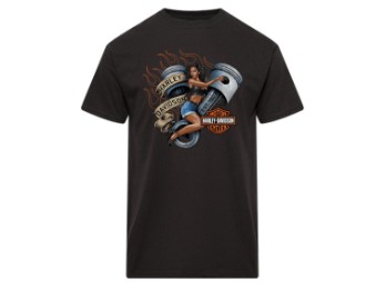 Piston - T-Shirt - Schwarz