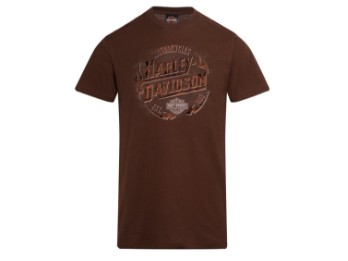 Chop Block - T-Shirt - Braun