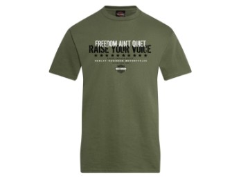 Raise your Voice - T-Shirt - Grün 
