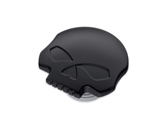 Custom Tankdeckel Skull - schwarz