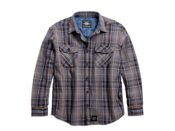 Shirt Jacket-Woven,Plaid,Slim