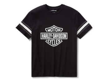 H-D® Essential Stripe 03 - T-Shirt - Schwarz