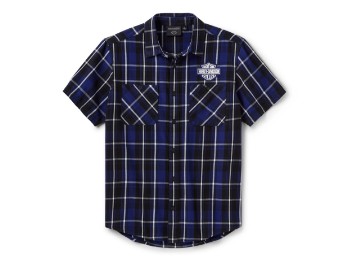H-D® Essential  - Herrenhemd - Blau 