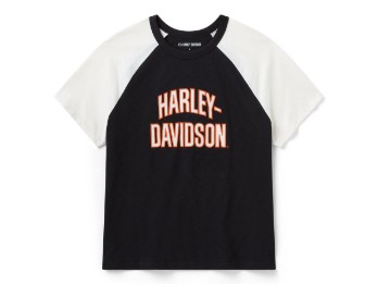 H-D® Essential Raglan - T-Shirt - Schwarz
