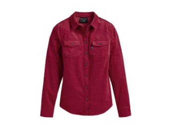 Shirt-Woven,red