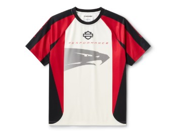 Screamin Eagle - T-Shirt - Weiß/Rot 
