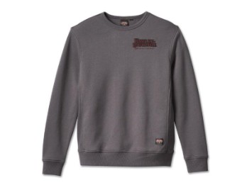 Sweatshirt-120TH,Knit,Dark gre