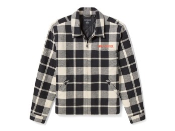 H-D® American Classic - Hemdjacke - Schwarz/Weiß 