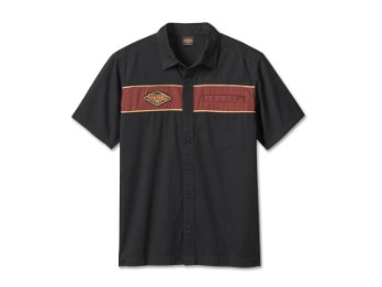 Shirt-120TH, Woven,black