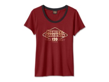 tee-120TH,Knit,red